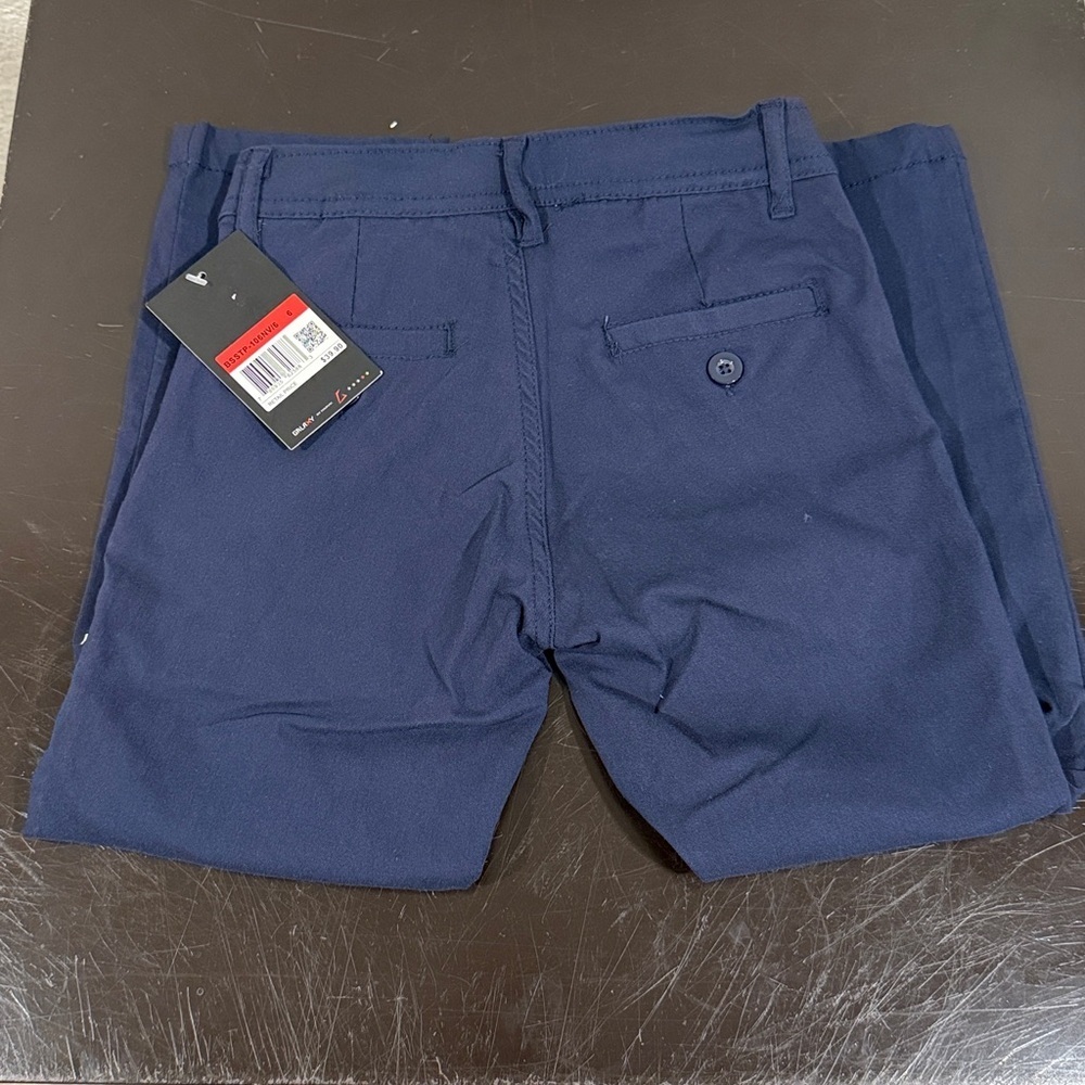 Galaxy by Harvic Boy's Stretch Slim Fit Chino Pants - Picture 2 of 2